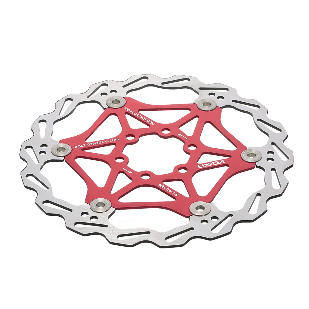 Lixada Велосипедный тормозной ротор для велосипеда MTB плавающий дисковый тормоз Φ 6