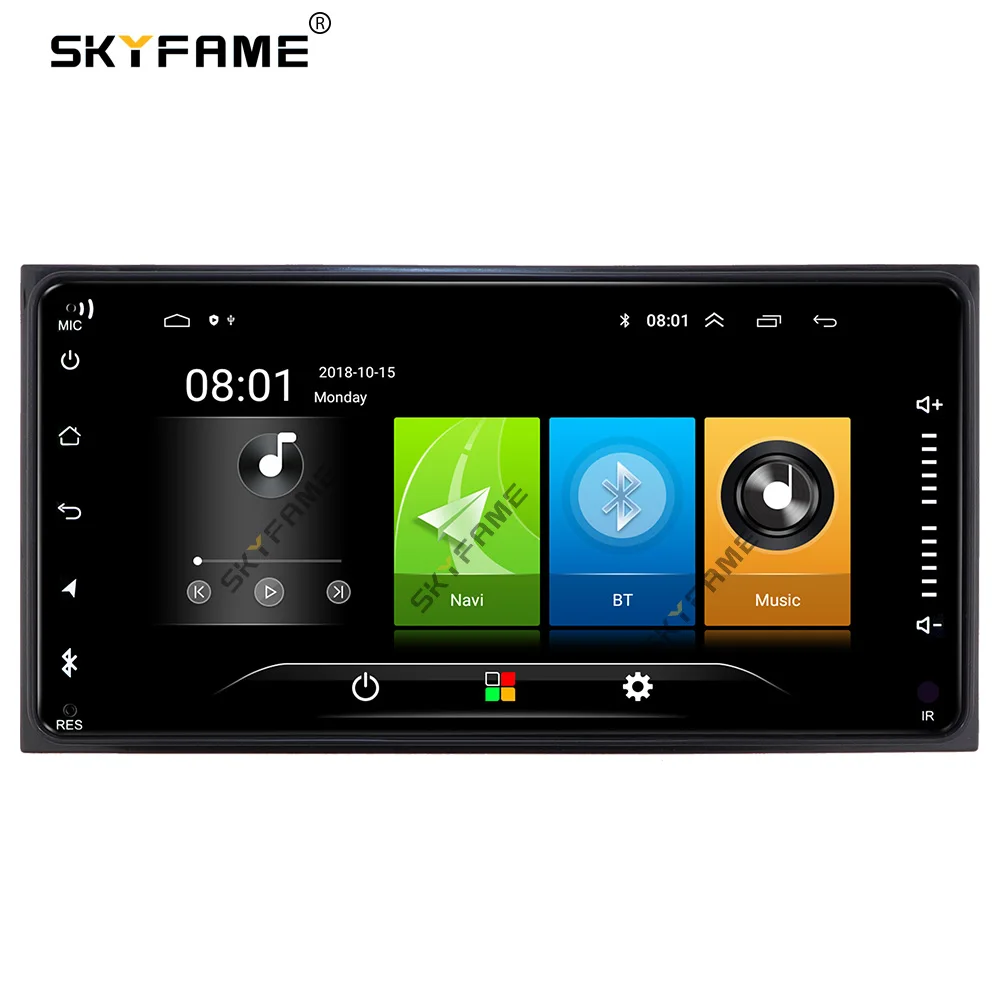

SKYFAME Android автомобильный стереоприемник Радио мультимедийный плеер навигация для Toyota Terios Corolla Camry Prado Авторадио