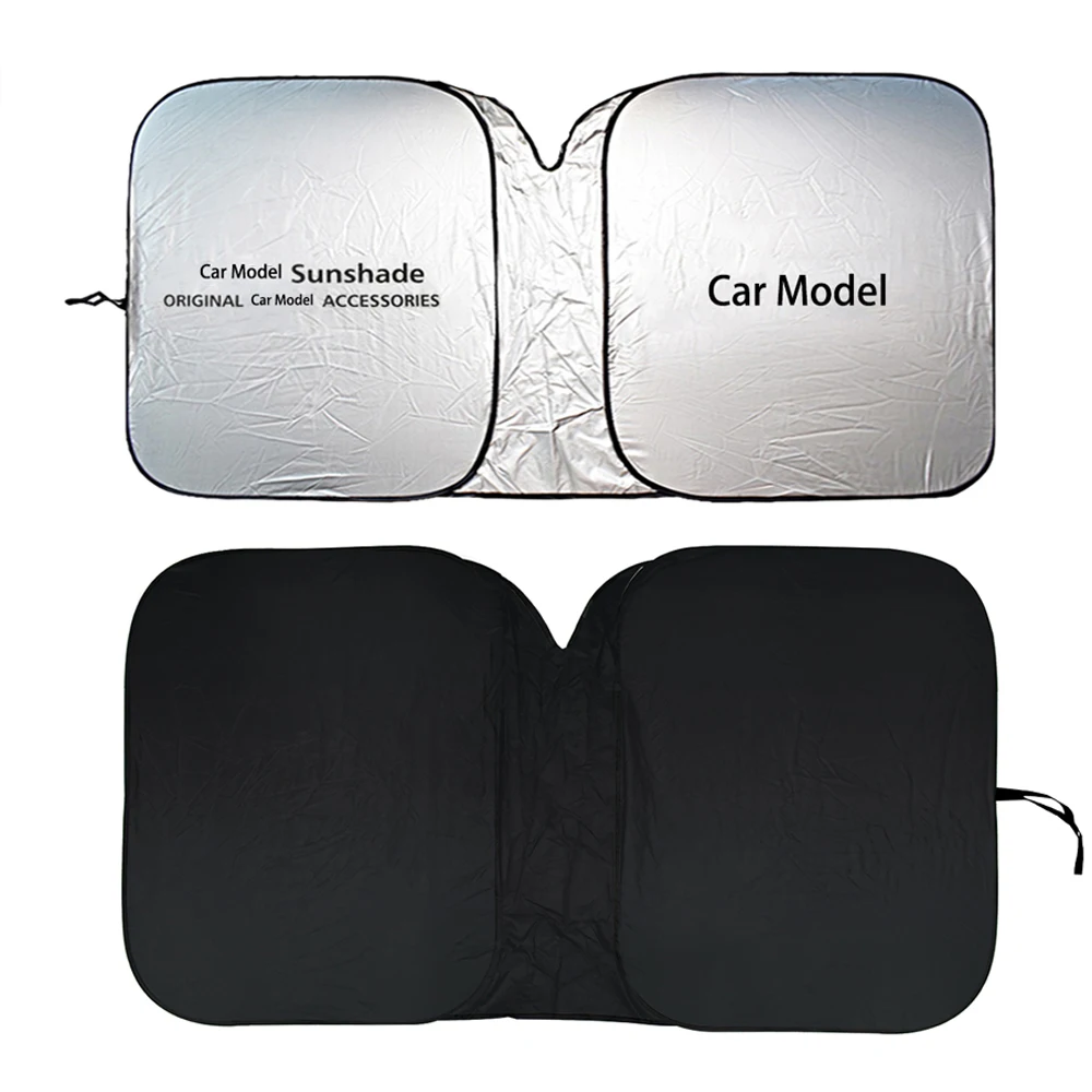 

Car Accessories For Peugeot Emblem Coche Sunshade Windshield Sun Visor Cover Protect Logo Auto Front Window Cooling Parasol New