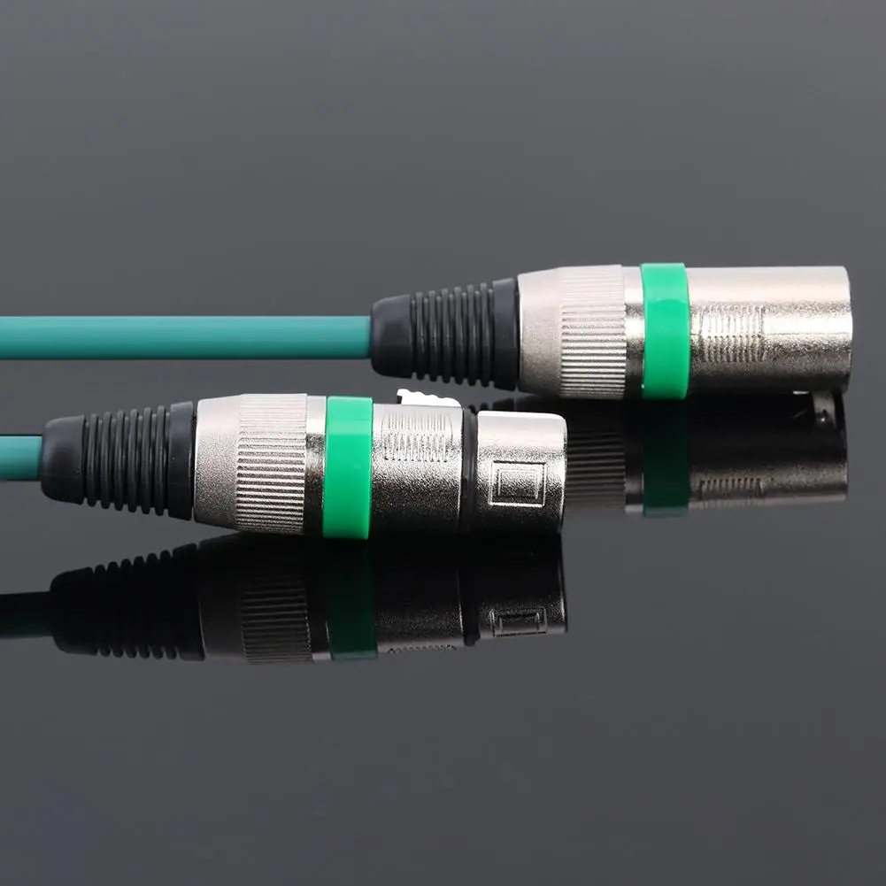 XLR 3Pin штекер-гнездо M/F аудио кабель щит цинковый сплав вилка привлекательный и