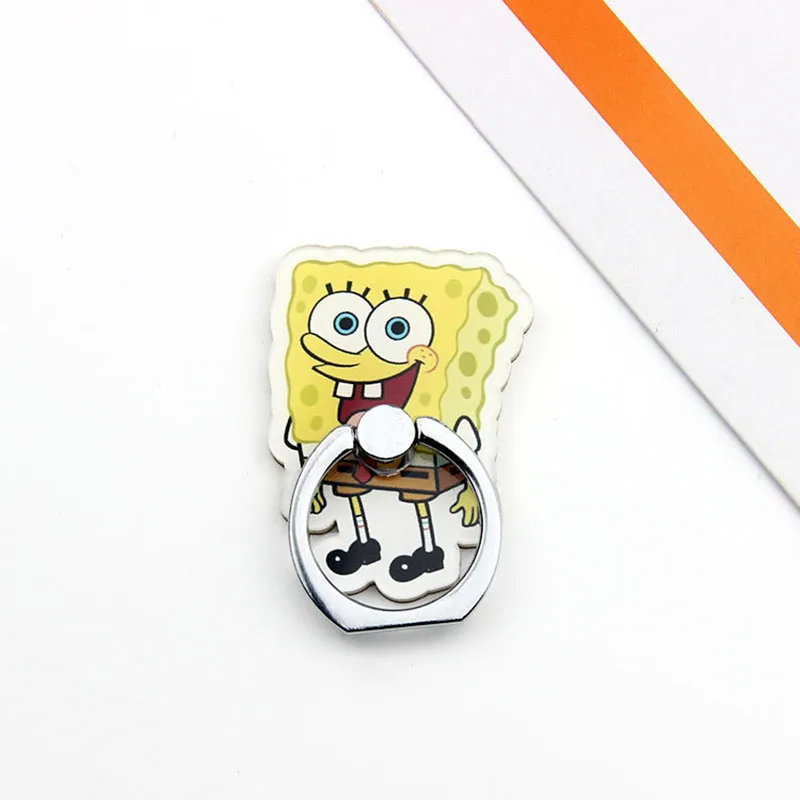 cartoon cute mobile phone case accessories 360 degree rotatable bracket animation peripheral ring bracket free global shipping