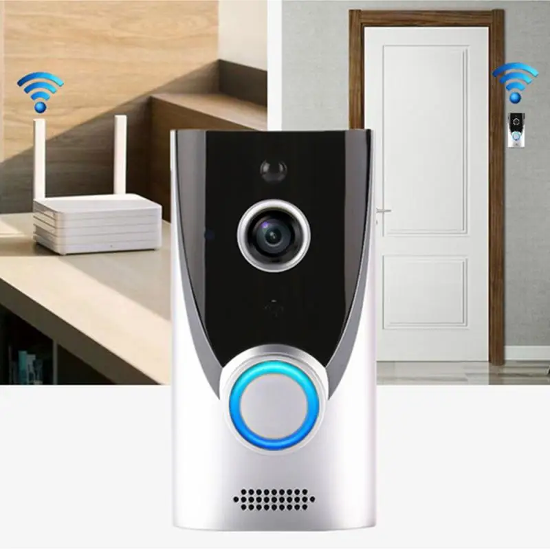 Дверной смарт-видеозвонок Wi-Fi водостойкий 720P HD | Безопасность и защита