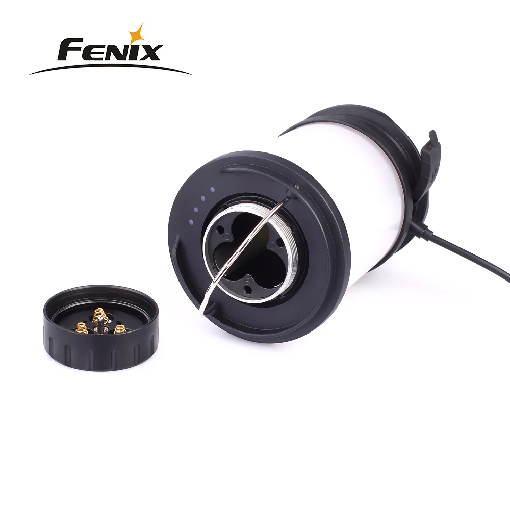 Fenix CL30R 650 люмен USB Перезаряжаемый фонарь для кемпинга/светильник с 3X2600 мАч 18650
