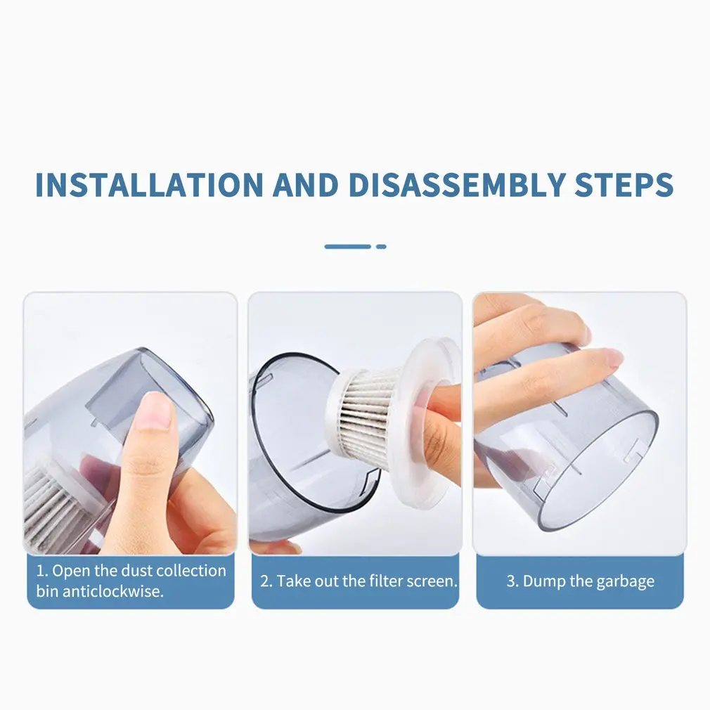 

Multifunctional Car Vacuum Cleaner Handheld Mini Portable Cleaner For Home Car For Wet And Dry Super Suction Power