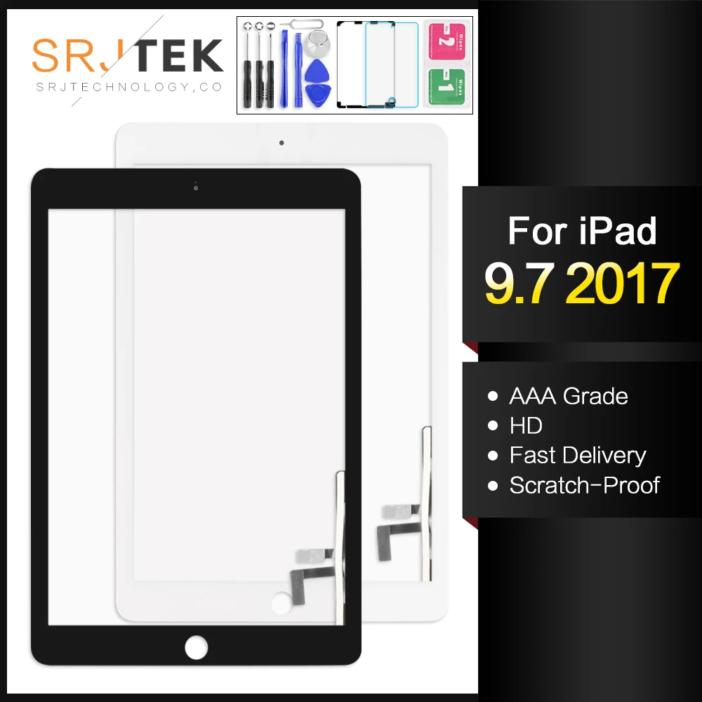 A1822 для iPad 9,7 экран версия сенсорный дигитайзер для iPad 9,7 дигитайзер экран стеклянная панель Замена A1823