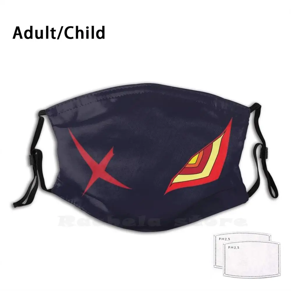 

Kill La Kill - Senketsu Funny Print Reusable Pm2.1466 Filter Face Mask Kill La Kill Klk Ryuko Senketsu Kamui Manga Anime Gainax