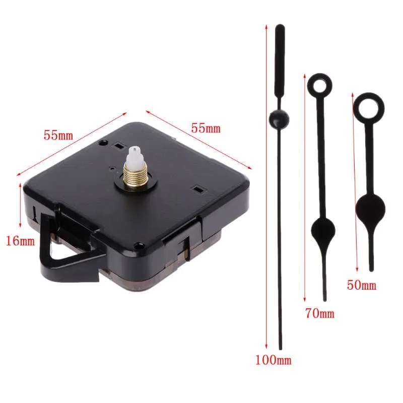 24# Quartz Clock Movement Mechanism Hands Wall Repair Tool Parts Silent Kit Set DIY for clocks | Дом и сад