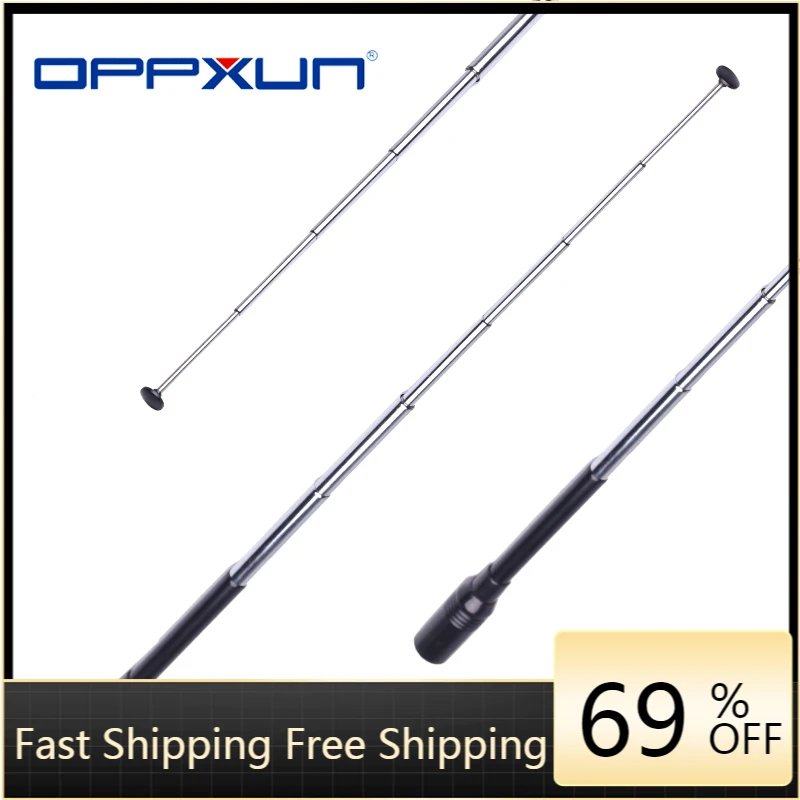 

Black Durable Na-773 SMA- Female High Gain VHF/UHF Dual Band Rod Antenna For Baofeng UV5R UVB5/82 BF-888s Ham Radio Transceiver