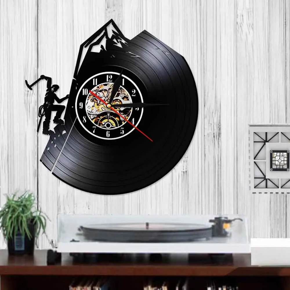 Настенные часы для скалолазания виниловые дизайнерские художественные