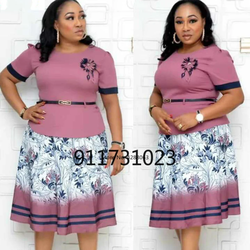 Fashion Style 2021 African Women Printing Plus Size Dress Dresses for Clothing 2XL-6XL | Тематическая одежда и униформа