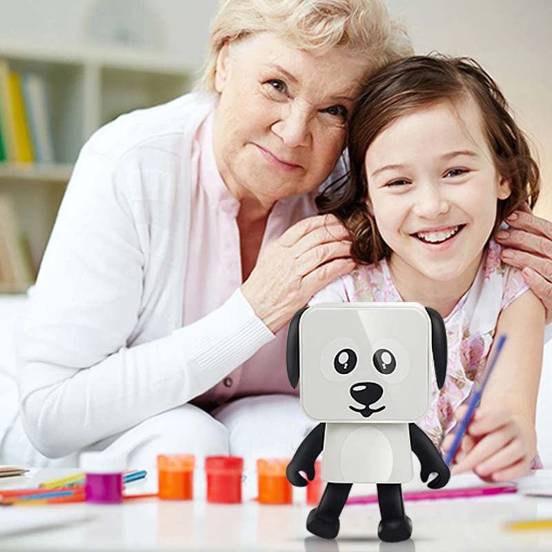 Умный Bluetooth динамик танцующий беспроводной робот электронная Колонка