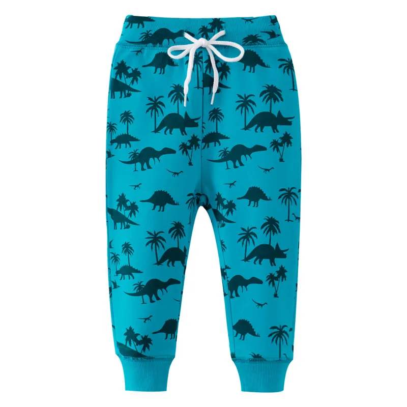 

Funnygame Boys Clothes Baby Sweatpant Trousers Cotton Cartoon Dinosaurs Print Cute Pants for Baby Boys Children Warm Clothing