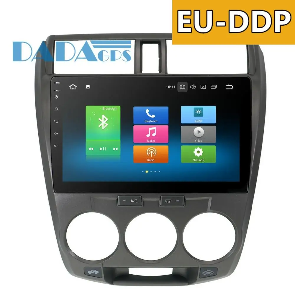 10 2 дюймовый Новейший автомобильный DVD стерео GPS для Honda City 2008 2009 2010 2011 2012 радио Android