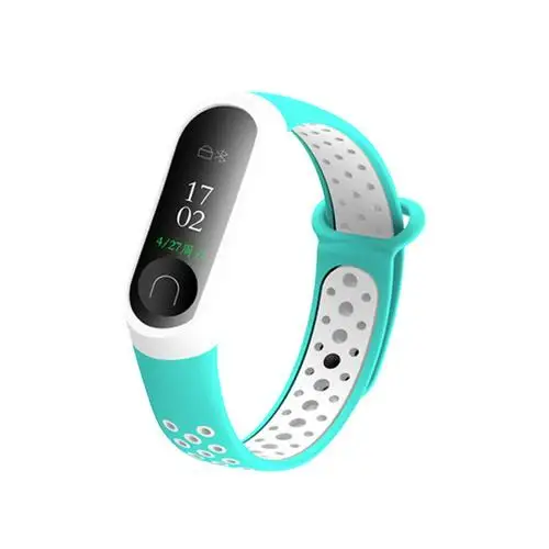 Ремешок сменный для Xiaomi Mi band 5 4 3 дышащий браслет | Электроника
