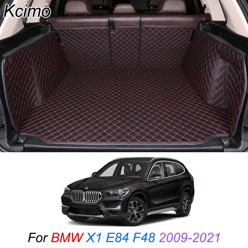 

The Trunk Floor Leather Liner Car Trunk Mat Cargo Compartment Floor Carpet For BMW X1 E84 F48 2009-2021