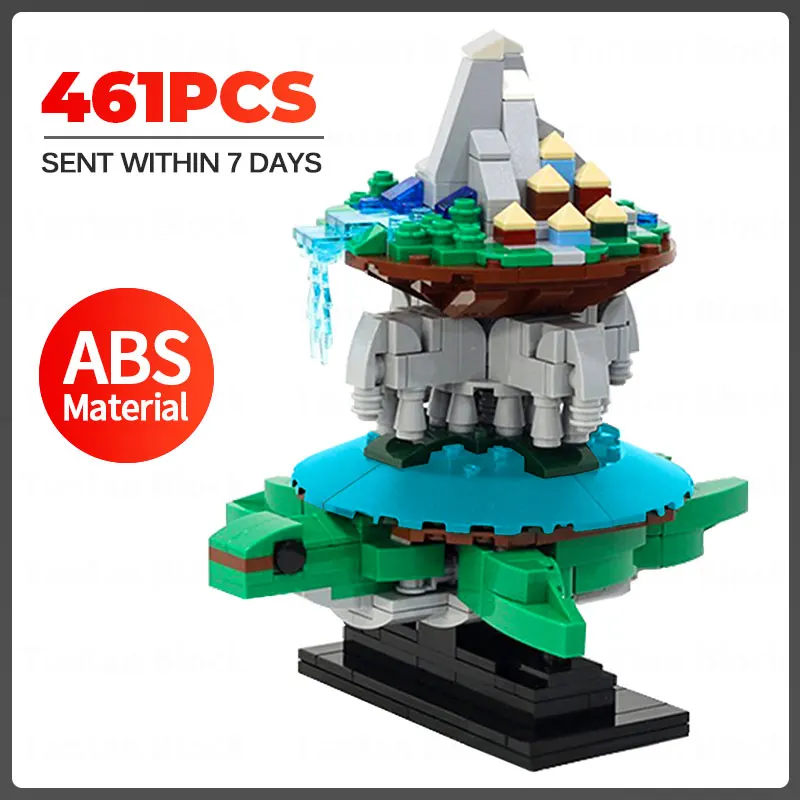 

Idea World Turtle Building Blocks Turtle-Tower Rotating Bricks House Decoration Educational Kids Toys For Children Birthday Gift