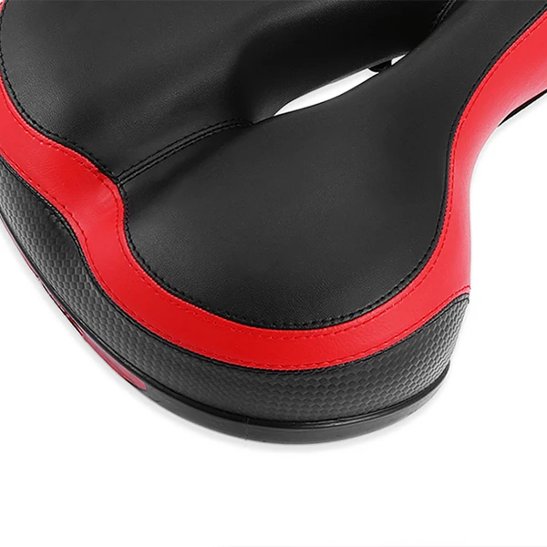 Горный велосипед седло Велоспорт большой широкий сиденье красный и черный