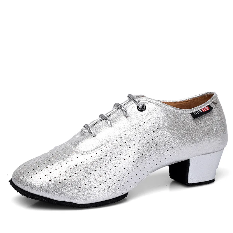 Jin Ge Li/танцевальная обувь на среднем каблуке для мальчиков и девочек детей