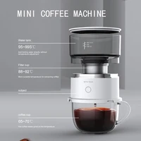 KEWER Hand Coffee Machine Home Mini Coffee Maker Automatic Grinder Hand Drip Coffee Kitchen Appliances Brewer Coffee Pot