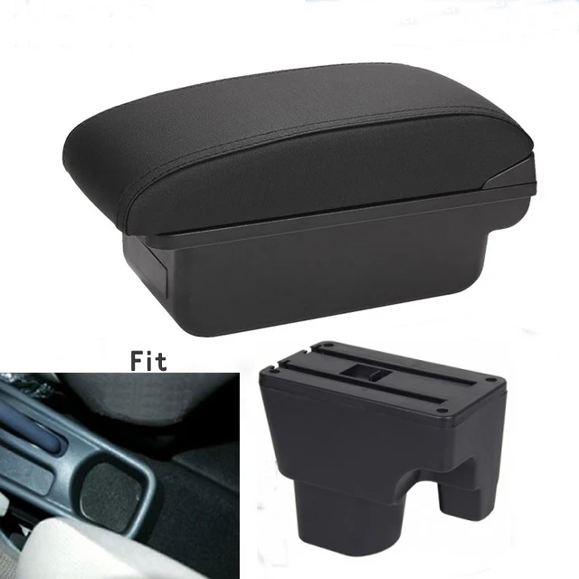 

Подлокотник для Geely MK, центральный ящик для хранения, подлокотник с подстаканником, USB-интерфейс