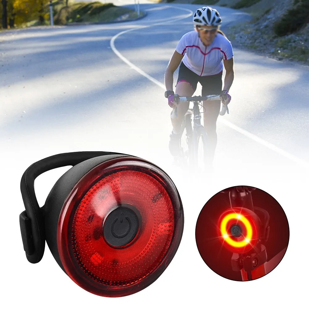 

400LM 3 LED Bike Waterproof Tail Light Bicycle Night Warning Rear Light Taillight Waterproof Strong Light/flashing Cycling Parts