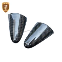 real dry carbon fiber door handle kits for ferrari 458 itali sticker style high quality car accessories