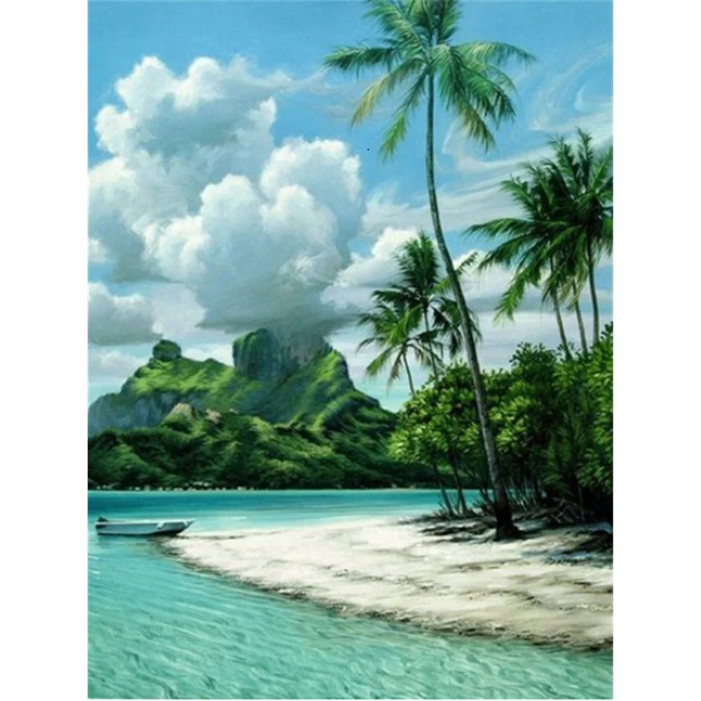 

Landscape Sunset DIY Full Diamond Painting Diamond Embroidery Diamond Mosaic Set Home Decor Christmas Gift New Needlework
