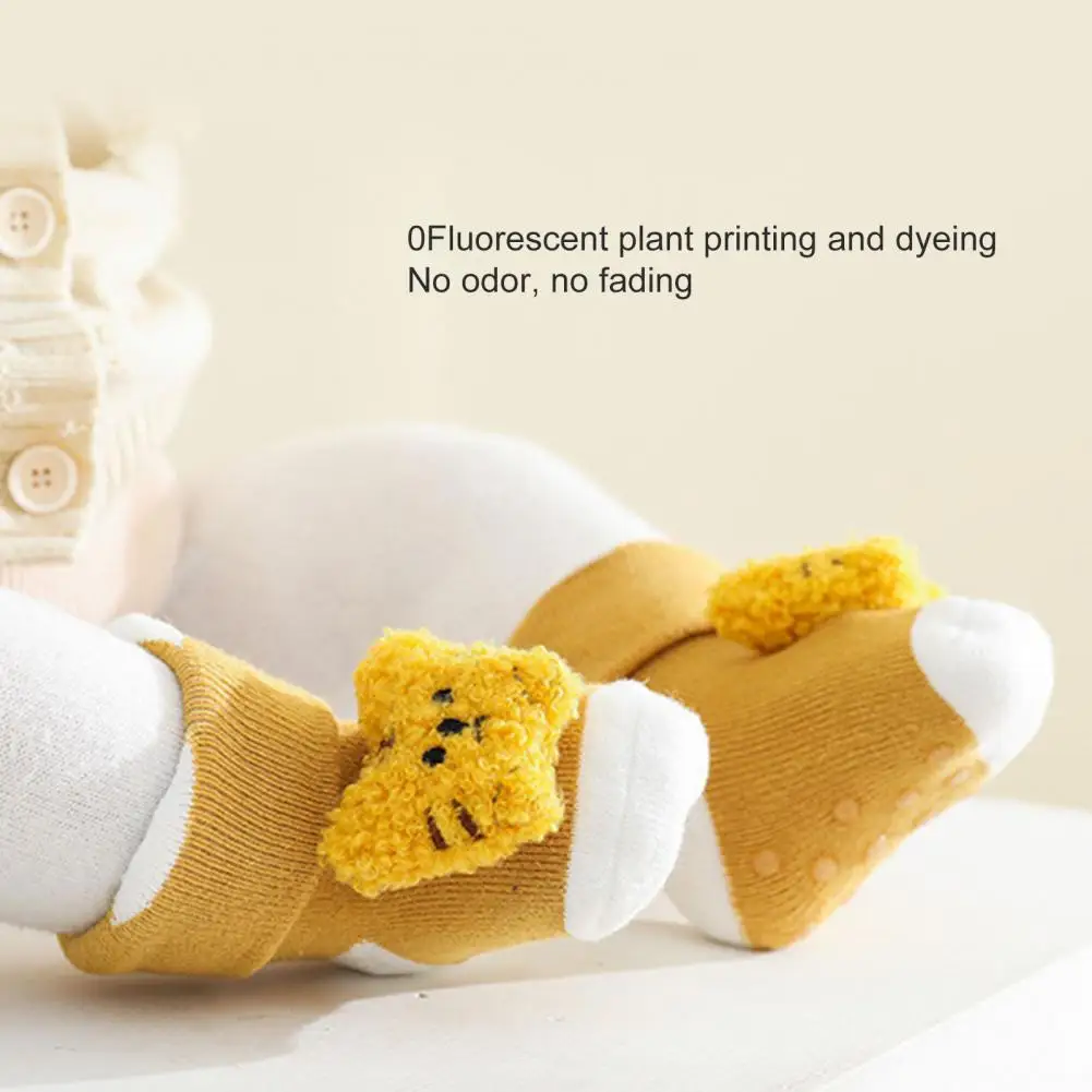 

More Thicken Washable Creative Tear-resistant Toddler Shoes Socks for Gifts