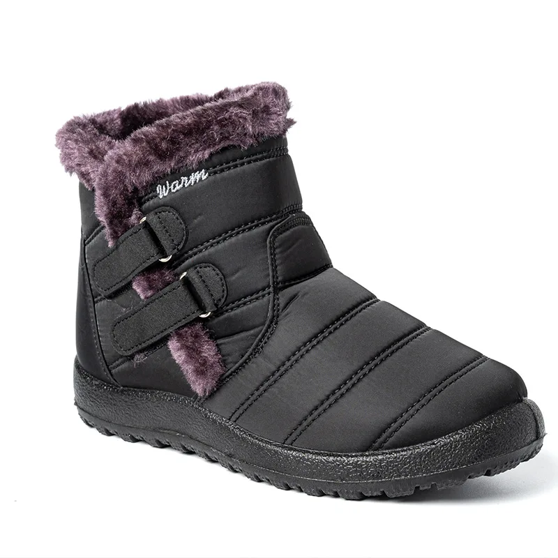 

Новинка 2021, женские ботинки, водонепроницаемые зимние ботинки, женские плюшевые зимние ботинки, женская теплая зимняя обувь до щиколотки, ж...