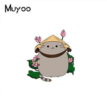 Новинка 2019 забавная акриловая брошь в виде Серого Кота забавные аксессуары для сумок и одежды эпоксидная