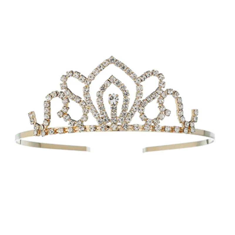 FIAZIA золотое украшение корона для невесты женские аксессуары свадебных церемоний