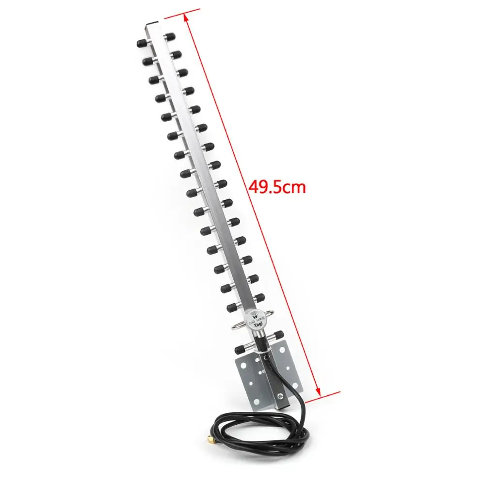 Artudatech RP SMA 2.4GHz Yagi rp-sma 2 4 25dbi Wireless WLAN WiFi Antenna For Modem PCI Card Router | Мобильные телефоны и