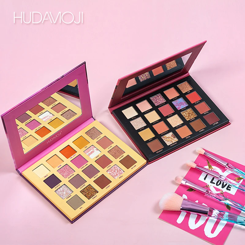 Блестящие тени для век 20 цветов блестящий хайлайтер пудра мерцающие матовые