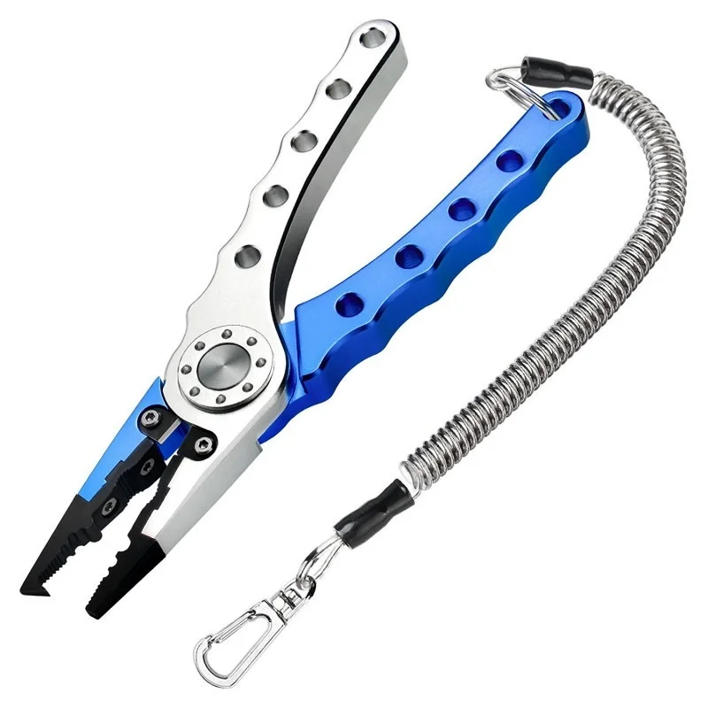 Алюминиевые рыболовные плоскогубцы оплетка резаки для снятия крючков держатель