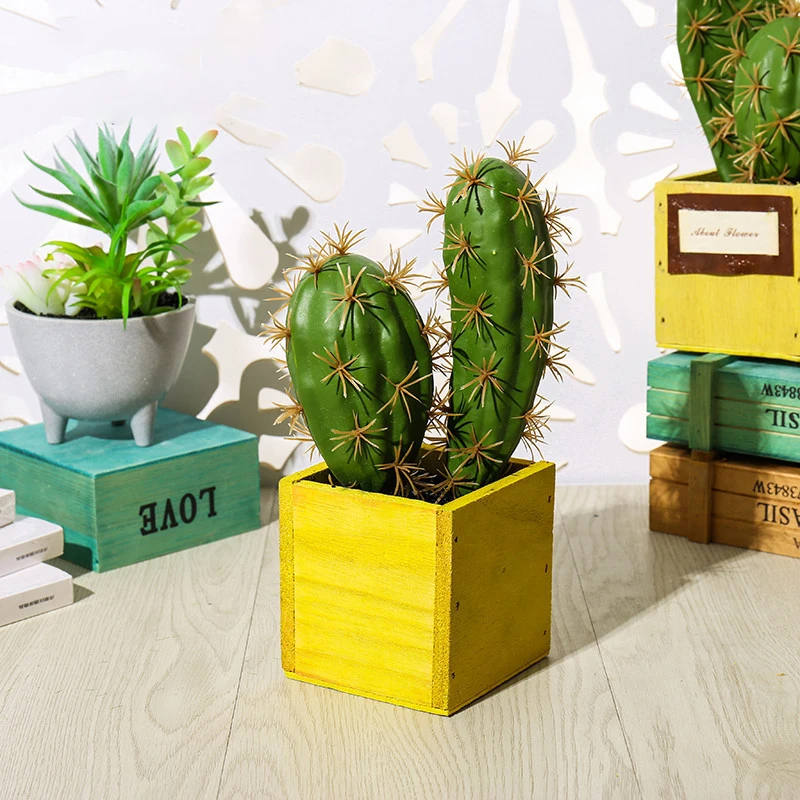 Украшение кактус бонсай Искусственные суккуленты искусственные растения с