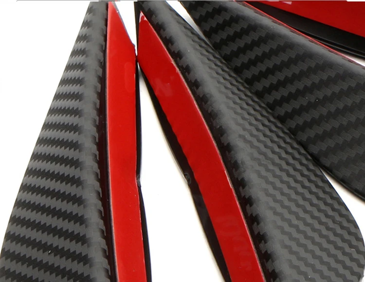 Автомобильный спойлер YOLU из углеродного волокна черная Насадка На передний