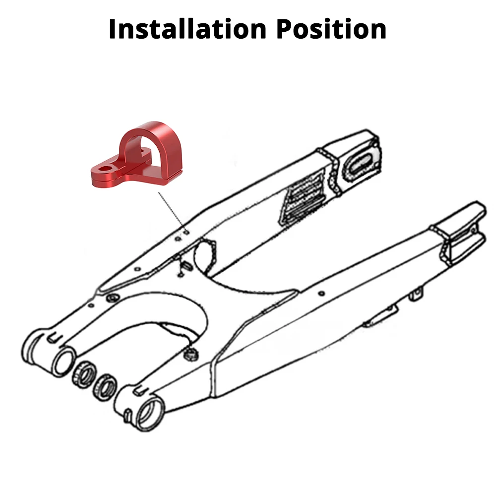 Направляющая для шланга заднего тормоза NICECNC Honda CRF 250 R X 450 RX L RWE RL 250R 450R 250X зажим