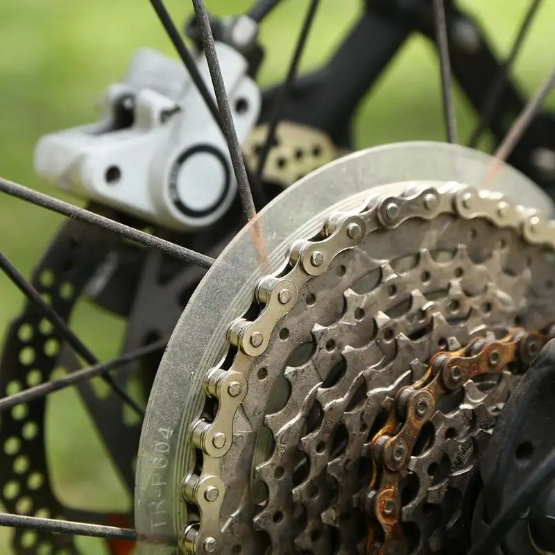 Сталь 98 звеньев MTB велосипедная цепь односкоростная прочная велосипедная цепь для велоспорта MTB Горный шоссейный велосипед велосипедные части анти-ржавчина