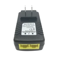 passive poe4805 48v 0 5a european standard plug in poe injector power over ethernetus plug