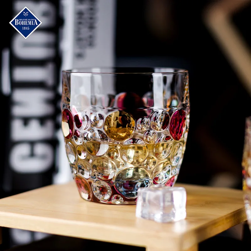Бокал для виски с чешской позолотой креативный резной бокал вина за рубежом