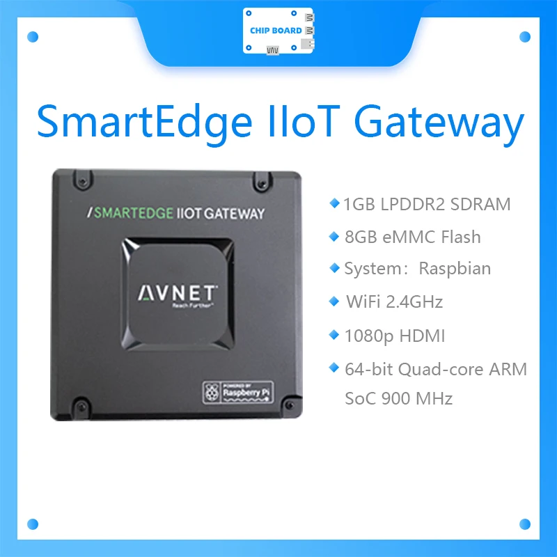 

SmartEdge Industrial IoT Gateway，64 Bit quad-core SOC，8GB eMMC、1GB LPDDR2，A solution to connects Innovate