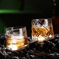 glass whisky tumbler shake glass individually packaged sunflower diamond whirlwind decompression cup