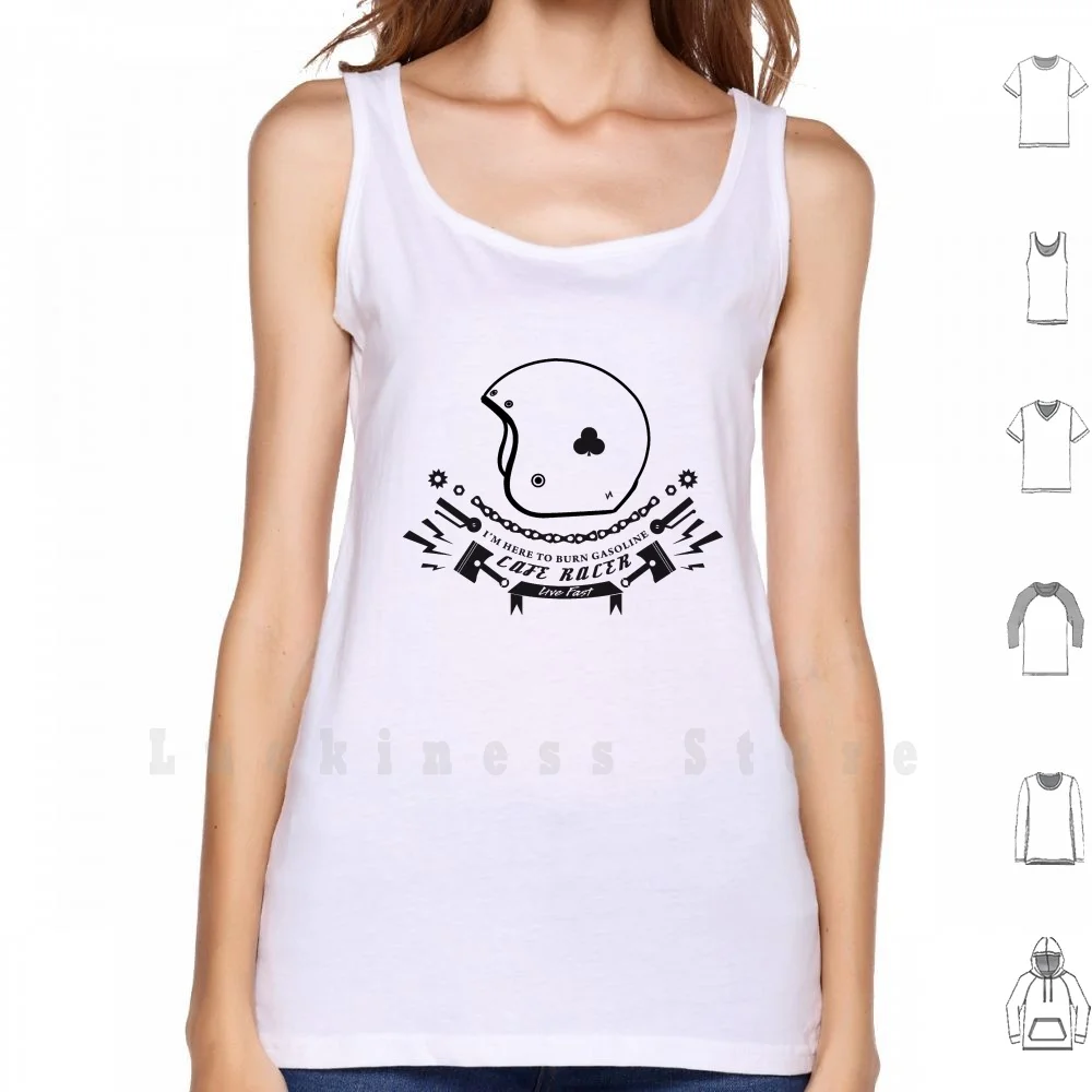 Майка Ace Cafe без рукавов мотоциклетный шлем в стиле ретро Whell велосипедный с