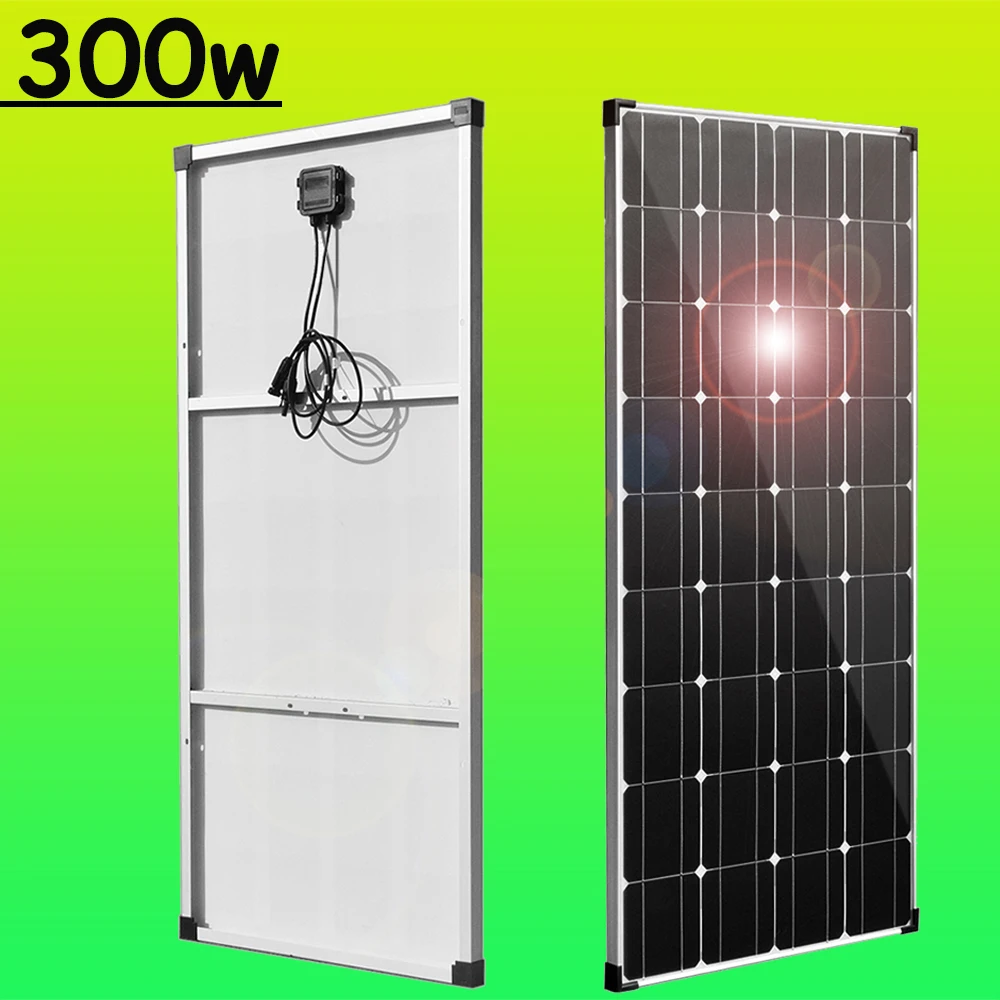 солнечная панель батарея 12v solar panel 300 Вт Комплект солнечных панелей
