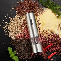 electric automatic mill pepper grinders salt grinder pepper spice grain mills porcelain grinding core mill kitchen tools grinder