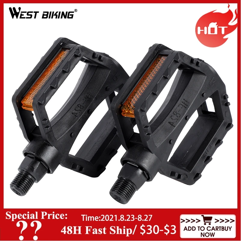 Велосипедные педали WEST BIKING 12 мм 14 мм|bearing pedal|bike bicycle pedalbicycle pedal |