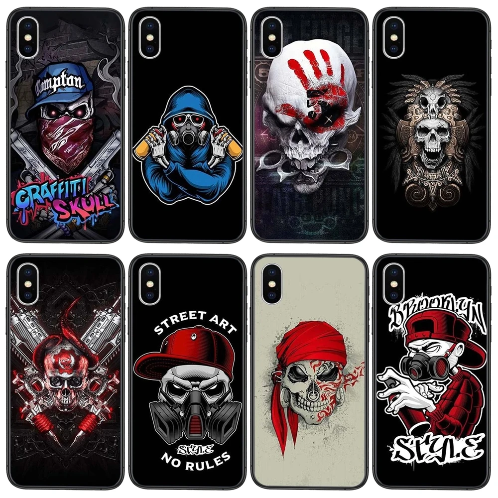 Grim Reaper Skull Skeleton Cool Cheap мобильный телефон Cover чехол для Redmi K40 9C Nfc 9A 8A 7A K30S K30 Pro Plus 5G |