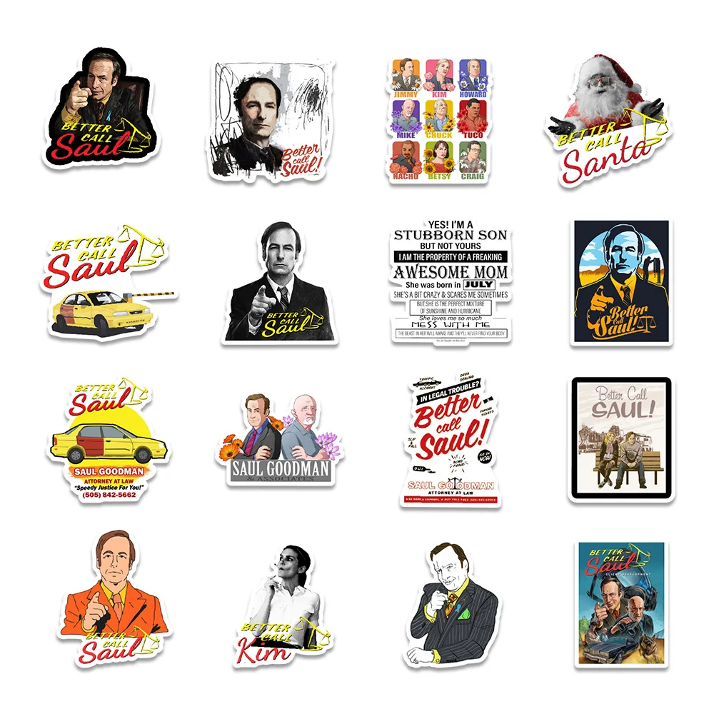 

50 Pieces of American Drama Graffiti Stickers Car Balance Scooter Skateboard Refrigerator Decoration Stickers Wholesale Custom