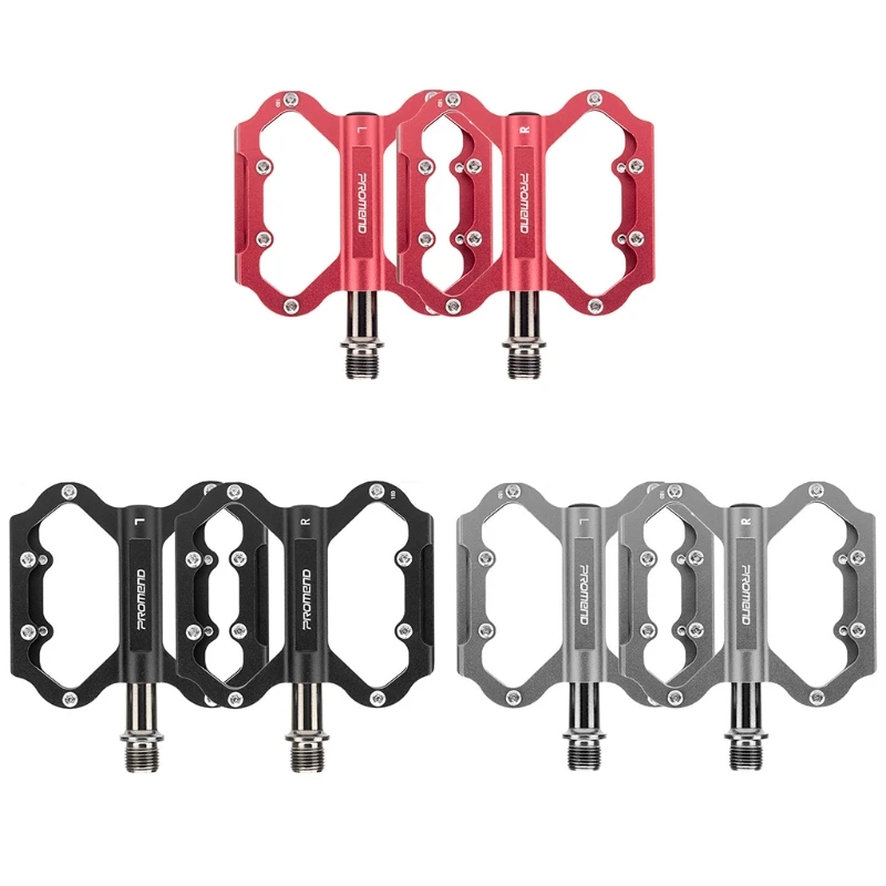 

24BD MTB Pedals Mountain Bike Pedals Wide Bearing Lightweight Aluminum Alloy Fiber Bicycle Platform Pedals for MTB Road Bike