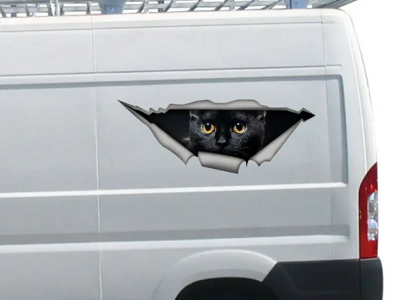 

2021 Black cat decal, funny sticker, cat car sticker,black cat sticker